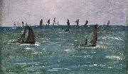 Edouard Manet Golfe de Gascogne painting